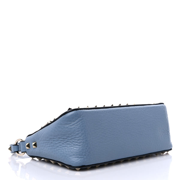VALENTINO Light Blue Leather Handbag