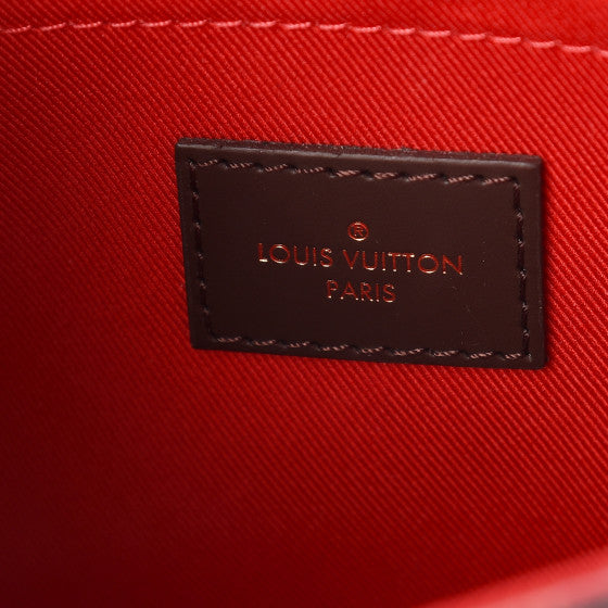 LOUIS VUITTON Croisette in Damier Ebene Print Shoulder Bag