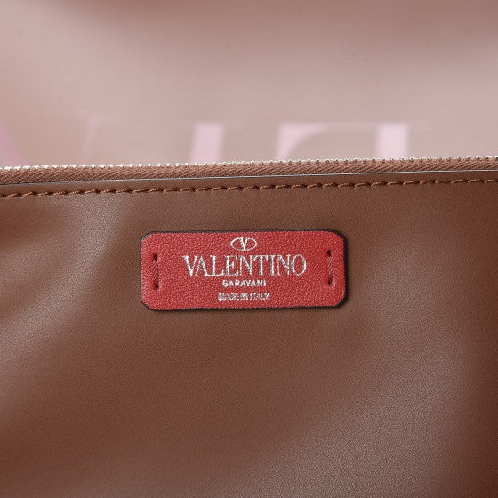 VALENTINO Brown Leather Tote Bag