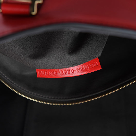 FENDI Red Leather FF Tote Bag