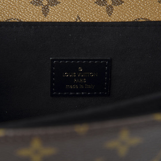 LOUIS VUITTON Brown Reverse Monogram Metis Shoulder Bag