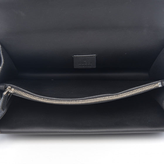GUCCI Black Suede Small Dionysus Shoulder Bag