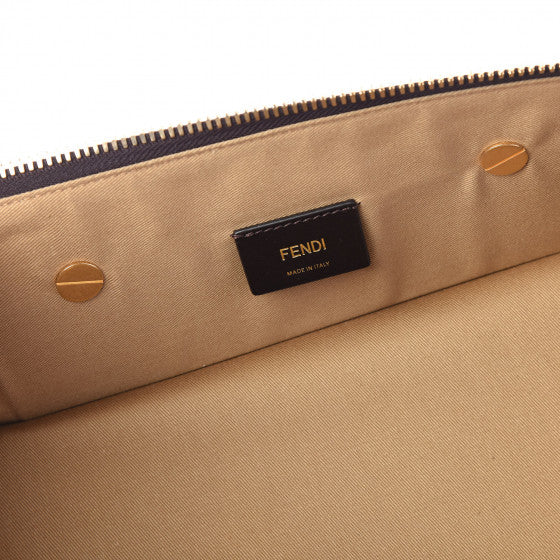 FENDI Brown Zucca Print Messenger Bag