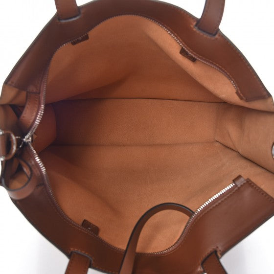 VALENTINO Brown Leather Tote Bag