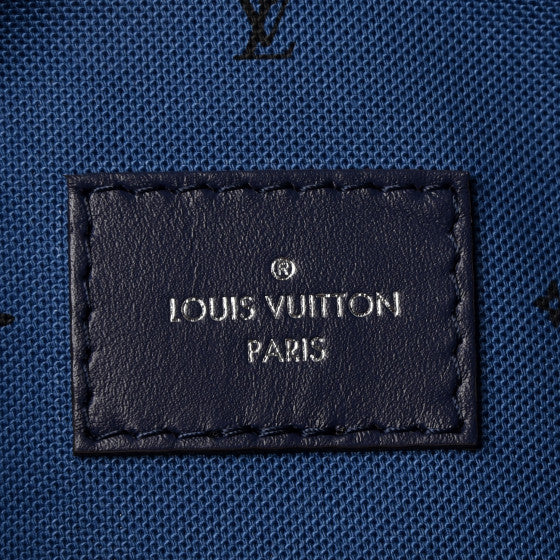 LOUIS VUITTON Blue Monogram Escale Speedy 30 Bandouliere Shoulder Bag
