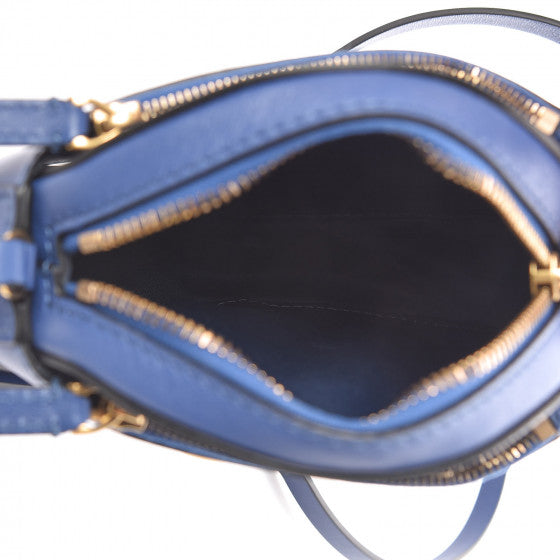 VALENTINO Blue Leather VLogo Crossbody Bag