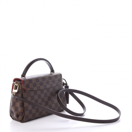 LOUIS VUITTON Croisette in Damier Ebene Print Shoulder Bag