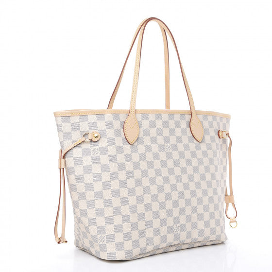 LOUIS VUITTON Damier Azur Neo Neverfull MM Tote Bag