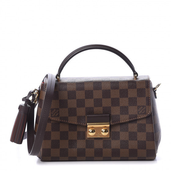 LOUIS VUITTON Croisette in Damier Ebene Print Shoulder Bag