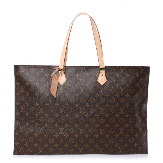 LOUIS VUITTON Brown Monogram All-In Tote Bag