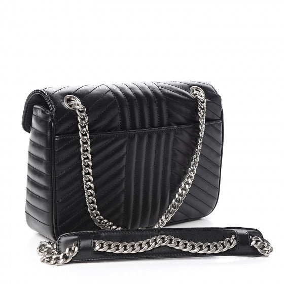 PRADA Black Quilted Leather Diagramme Shoulder Bag