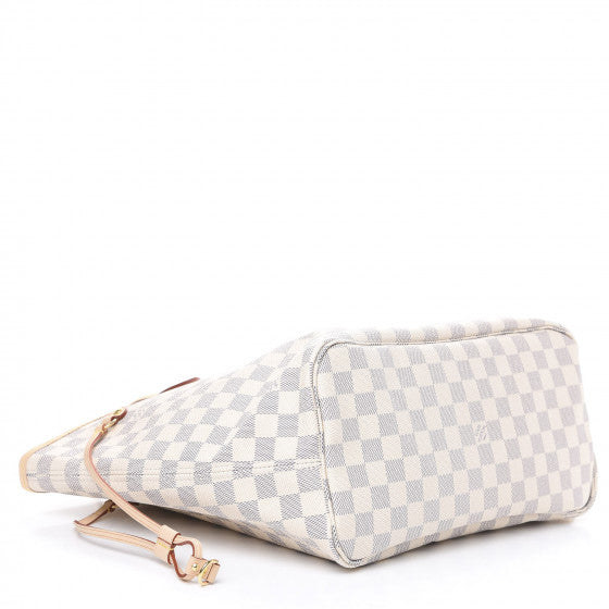 LOUIS VUITTON Damier Azur Neo Neverfull MM Tote Bag