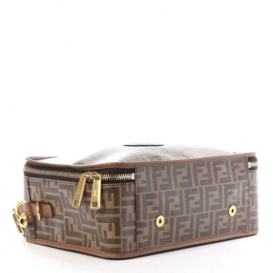 FENDI Brown Zucca Print Messenger Bag