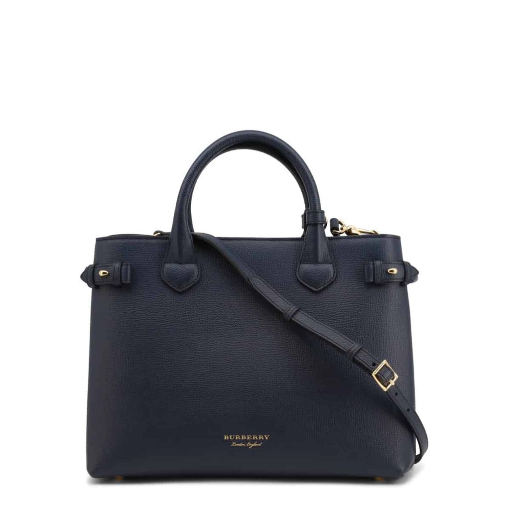 BURBERRY Blue Leather Shoulder Bag