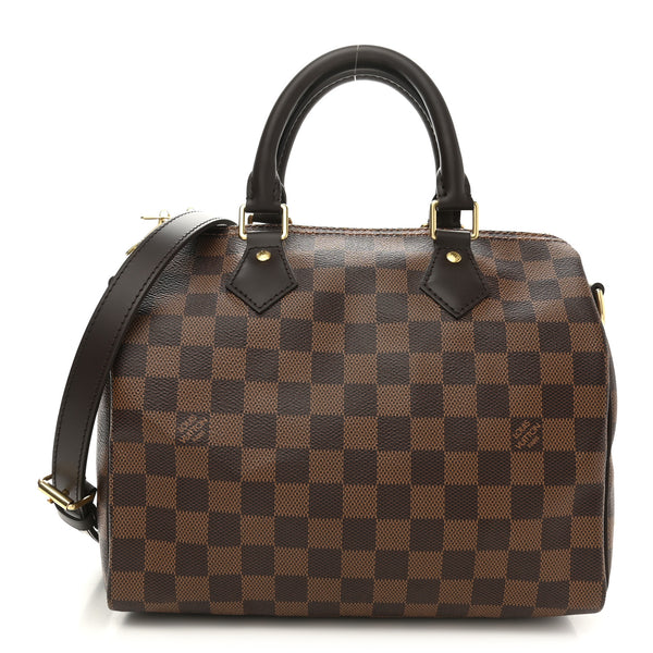 LOUIS VUITTON Brown Damier Ebene Print Crossbody Bag