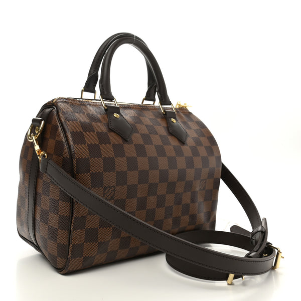 LOUIS VUITTON Brown Damier Ebene Print Crossbody Bag