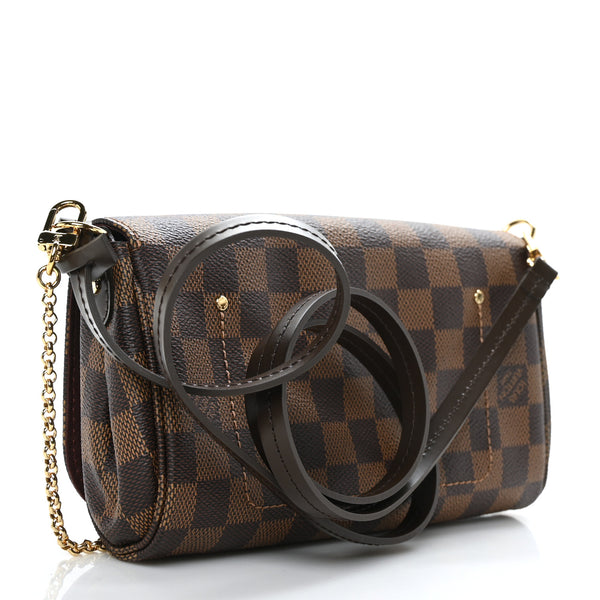 LOUIS VUITTON Brown Damier Ebene Crossbody Bag