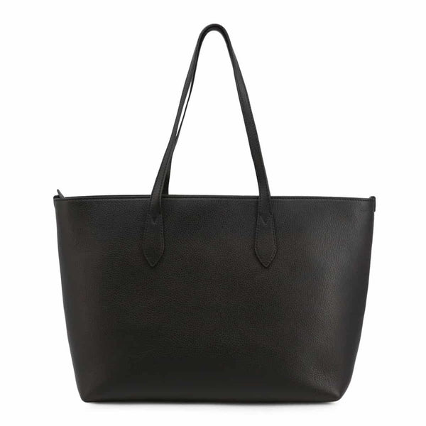 BURBERRY Black Leather Tote Bag