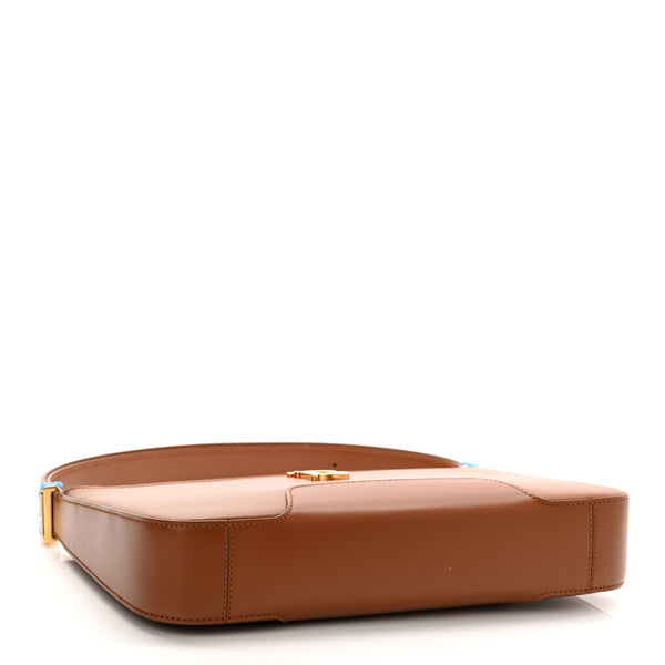 BURBERRY Brown Leather Shoulder Bag