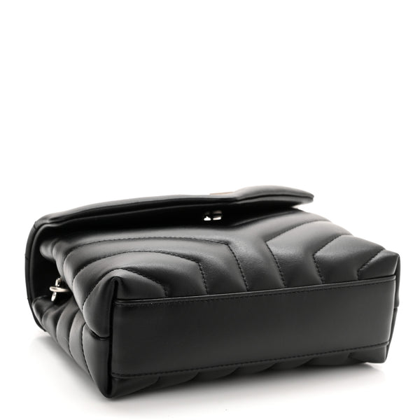 YVES SAINT LAURENT Black Leather Crossbody Bag