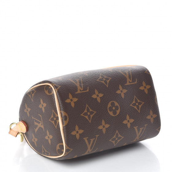 LOUIS VUITTON Monogram Nano Speedy Shoulder Bag